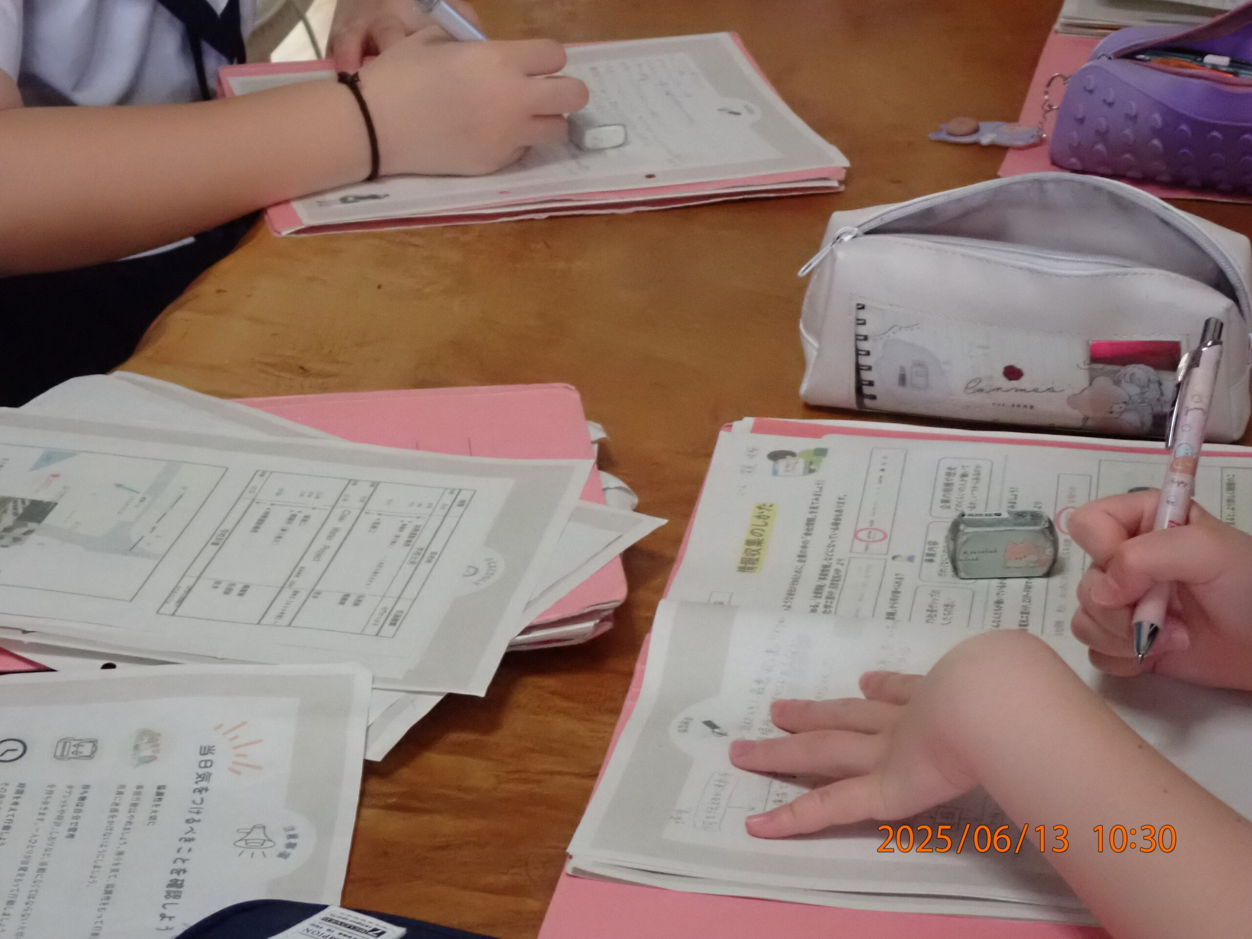 中学生の「環境を仕事にするって、どういうこと」の受け入れをおこないました。